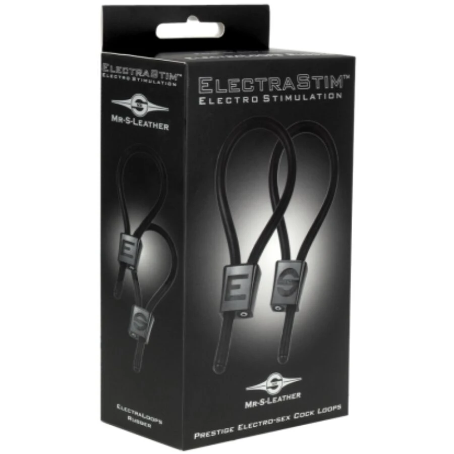 ELECTRASTIM - PRESTIGE ELECTRA LOOPS ANELLI PER IL PENE REGOLABILI NERI